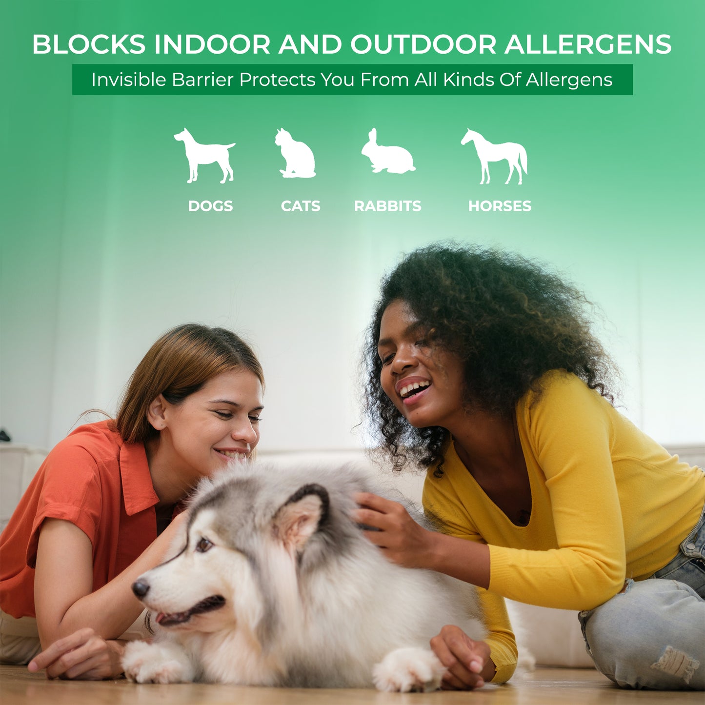 NasalGuard For Pet Lovers | Blocks Pet Hair & Dander | Cool Menthol | 3g Tube