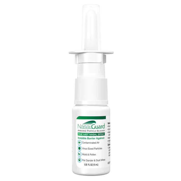 NasalGuard Fine Mist Nasal Spray - Drug-Free, Daily Use (Cool Menthol)