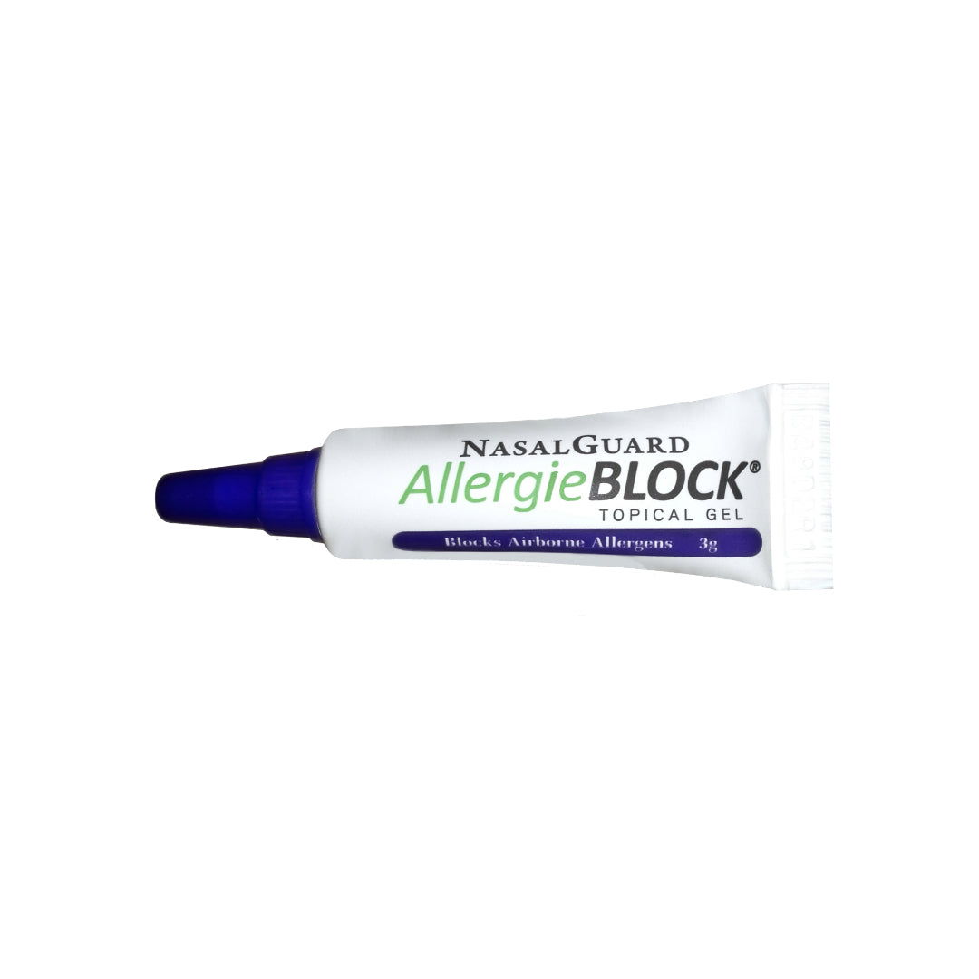 NasalGuard AllergieBlock - Allergy Relief Gel - Drug-Free, Unscented, 3g Tube