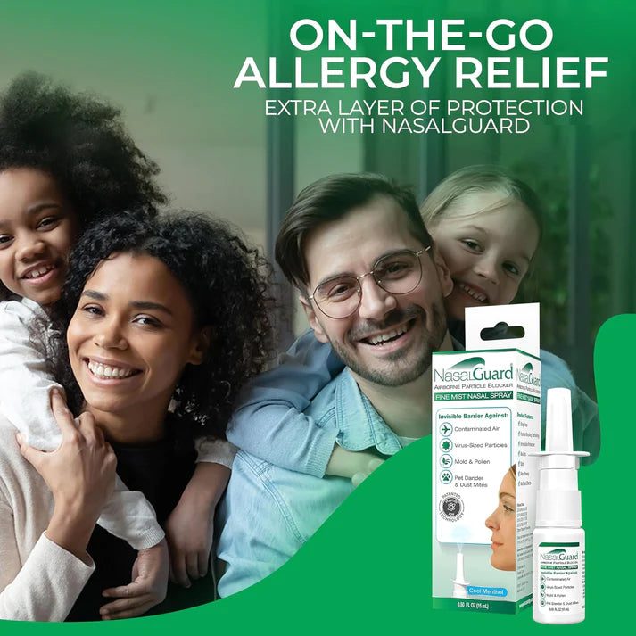 NasalGuard Fine Mist Nasal Spray | Nasal Moisturizer | Cool Menthol | 15mL