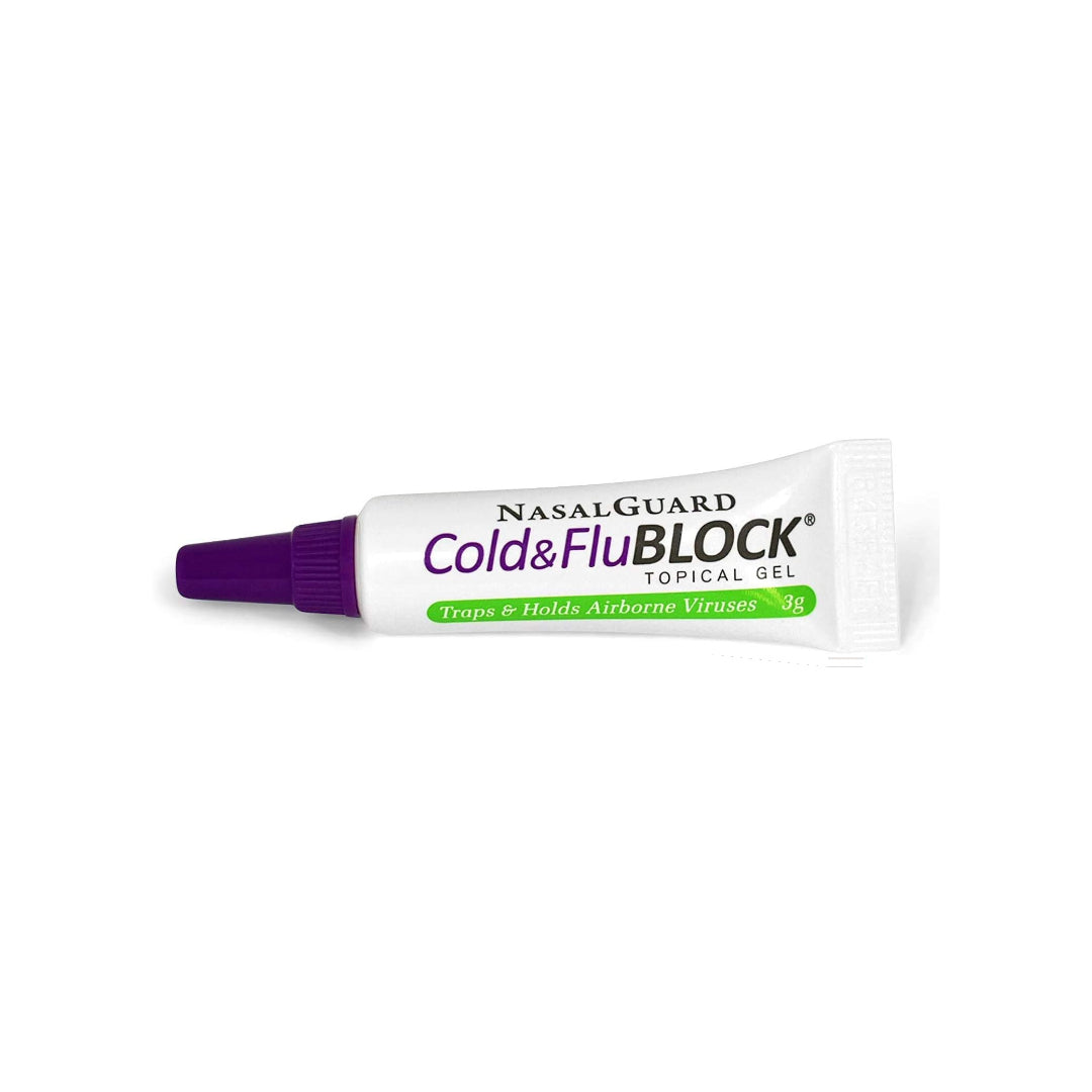Nasalguard Cold&FluBLOCK Gel - Drug-Free, Cool Menthol, 3g Tube