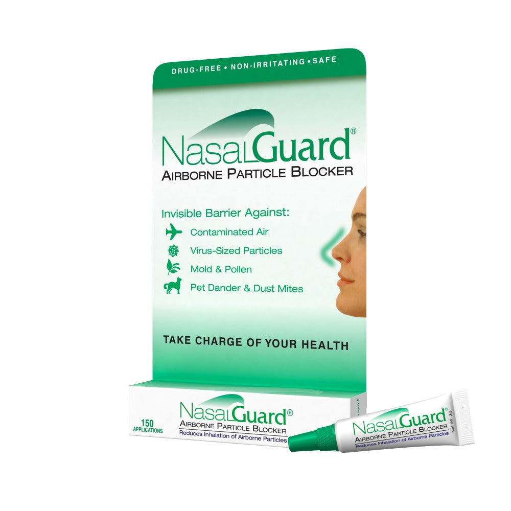 NasalGuard Airborne Particle Blocker | Allergy Prevention Gel | Cool Menthol | 3g Tube